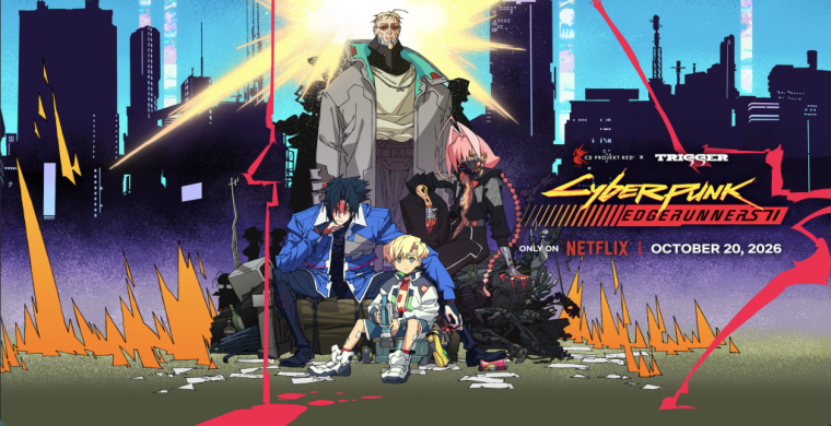Cyberpunk: Edgerunners 2 — официальное промо-изображение аниме